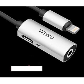 Jack Sạc Và Chuyển Đổi Tai Nghe WIWU LT01  Làm Bằng Vỏ Hợp Kim Nhôm Với Cáp ABS Siêu Bền - Hàng Chính Hãng