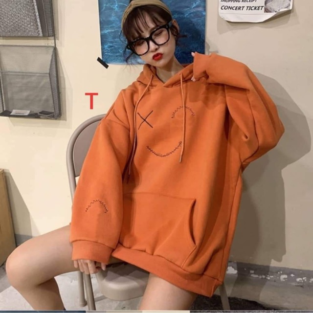 [FREESHIP ĐƠN TỪ 50K] Áo hoodie mặt cười mắt x DTR1019