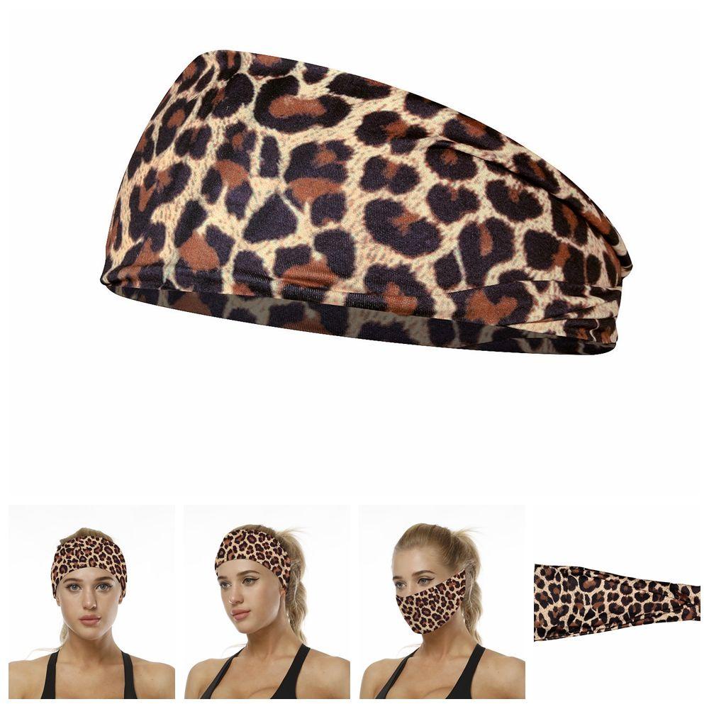 MAG Dây Cột Tóc Co Giãn Chống Trượt Thấm Hút Mồ Hôi In Họa Tiết Thời Trang