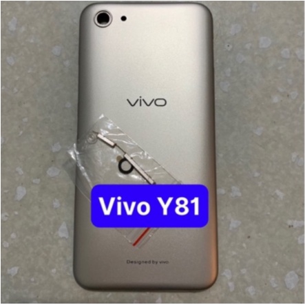 Lưng vỏ vivo Y81 gồm lưng viền,phím bấn , kính cam