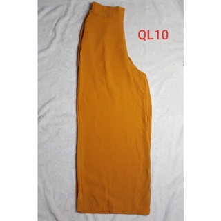 Quần lụa ống suông