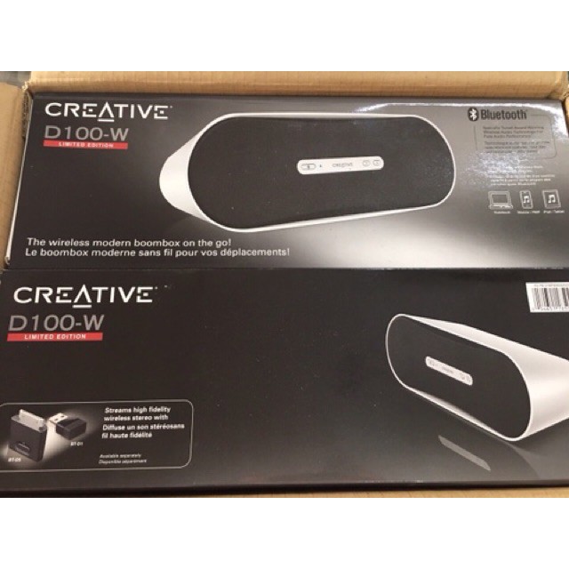 Loa Creative D100 Bluetooth - Hàng Chính Hãng - Bảo hành 12 tháng