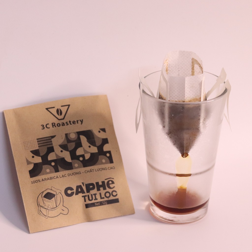 Gói cà phê Dripbag tiện lợi 100% hạt Arabica Lạc Dương - 3C Roastery