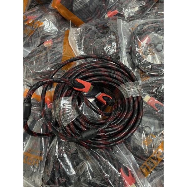 Dây cáp HDMI tròn loại tốt dài 1.5m 2m 3m 5m 10m 15m chuẩn hình ảnh chất lượng cao  -  Mecstore