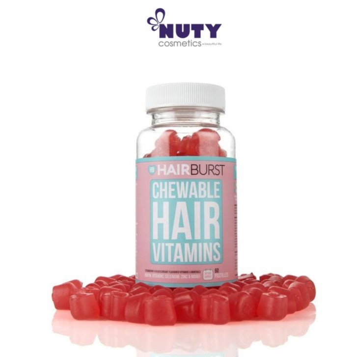 Kẹo Dẻo Kích Thích Mọc Tóc HairBurst Chewable Hair Vitamins (60 viên)