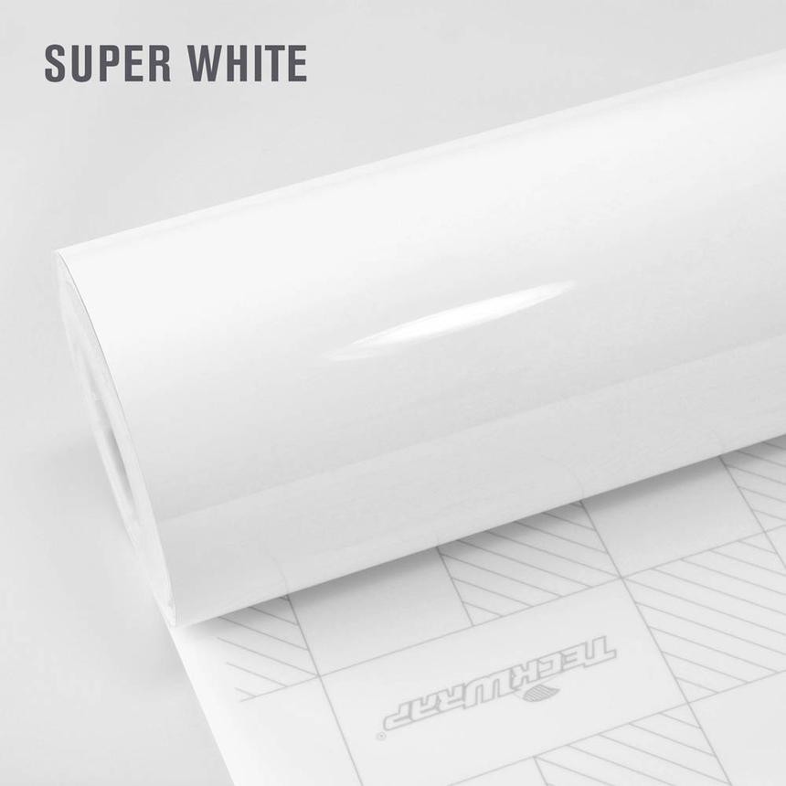 Decal trắng bóng cao cấp Tecakwrap CG02- HD Gloss White chuyên dụng dán xe oto xe máy.