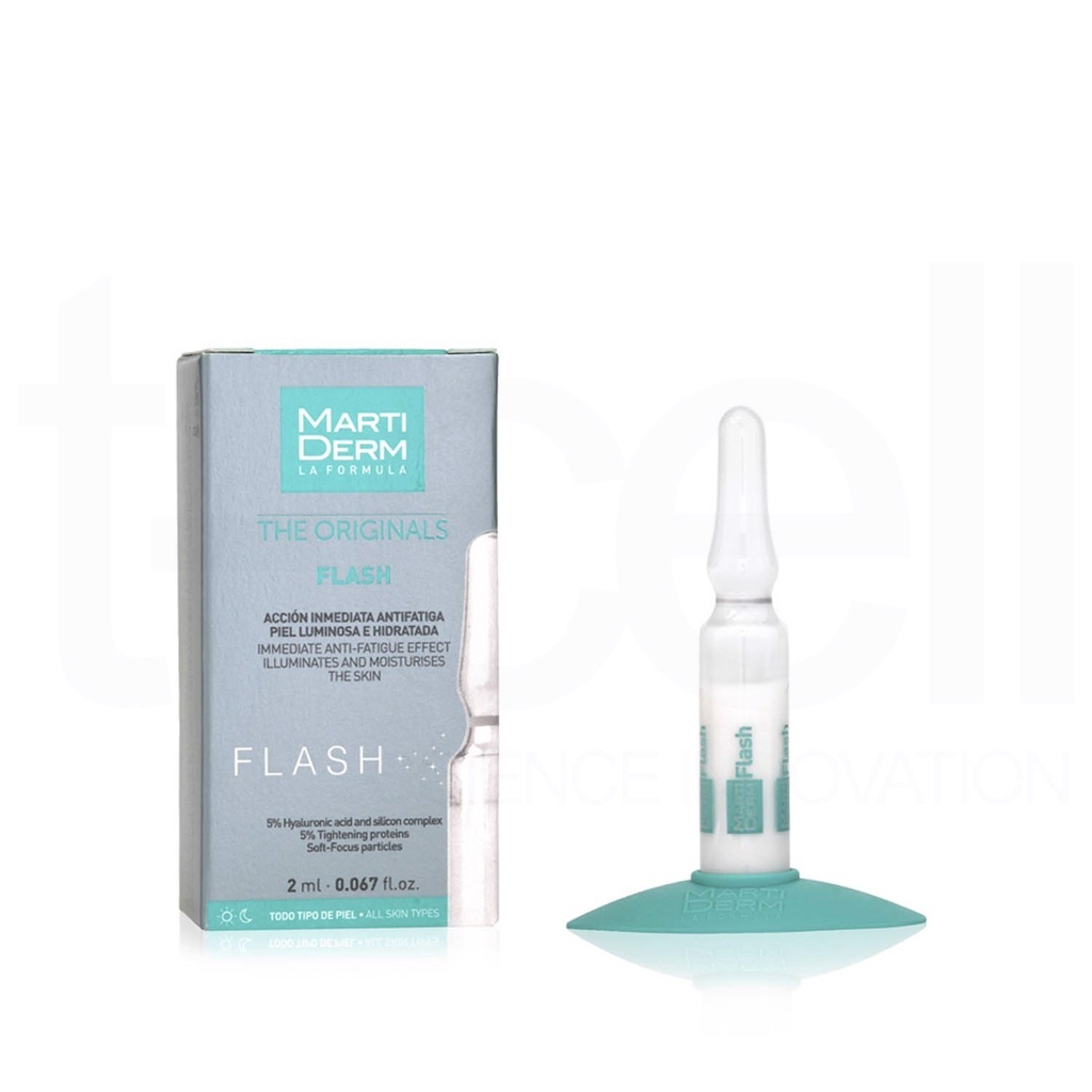 Ampoule Dưỡng Ẩm, Làm Sáng Da & Giảm Mệt Mỏi Tức Thì MartiDerm The Originals Flash