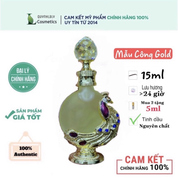 [Chính Hãng] Tinh dầu DUBAI CÔNG NHỎ 15ml
