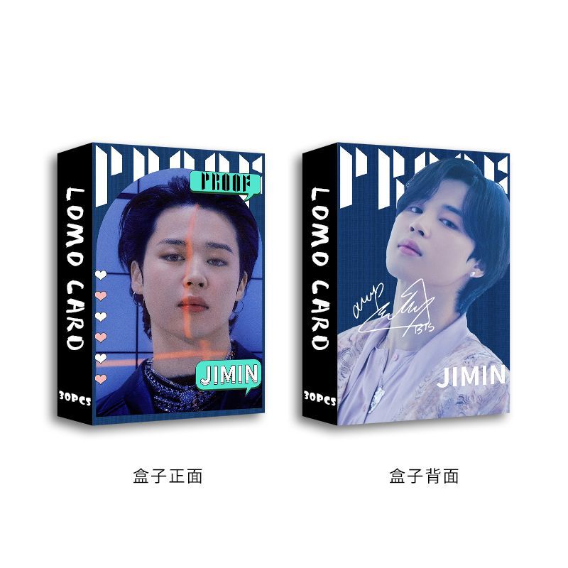 BTS Album PROOF JIMIN Photocard Lomo Card Double-sided Color Printing