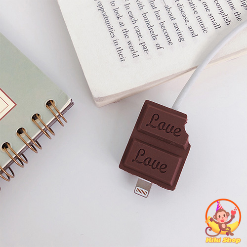 Đầu bọc bảo vệ đầu cắm dây cáp họa tiết hoạt hình xinh xắn
