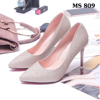 GIÀY CAO GÓT BÍT MŨI 7 PHÂN KIM TUYẾN