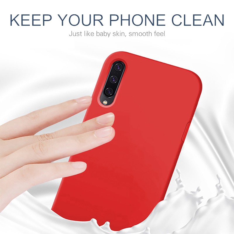 Ốp điện thoại silicon có nhiều tùy chọn màu sắc dành cho Samsung Galaxy A30/A50/A10/A20/A40/M30/A40S | BigBuy360 - bigbuy360.vn