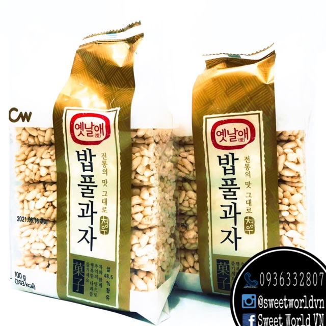 Cốm cuộn CW (100g) - Hàn Quốc