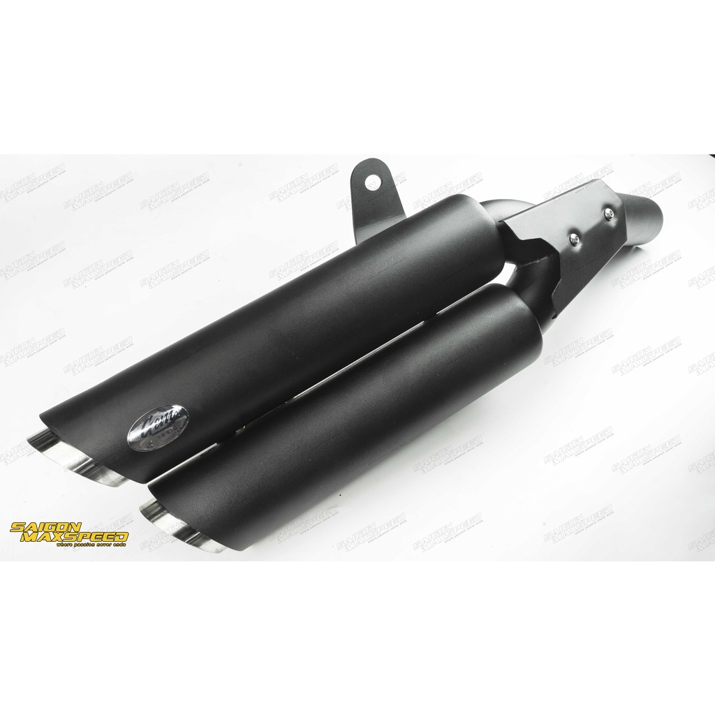 Pô GEM Classic 2 Nòng Shorty Slip on Honda Rebel 300-500