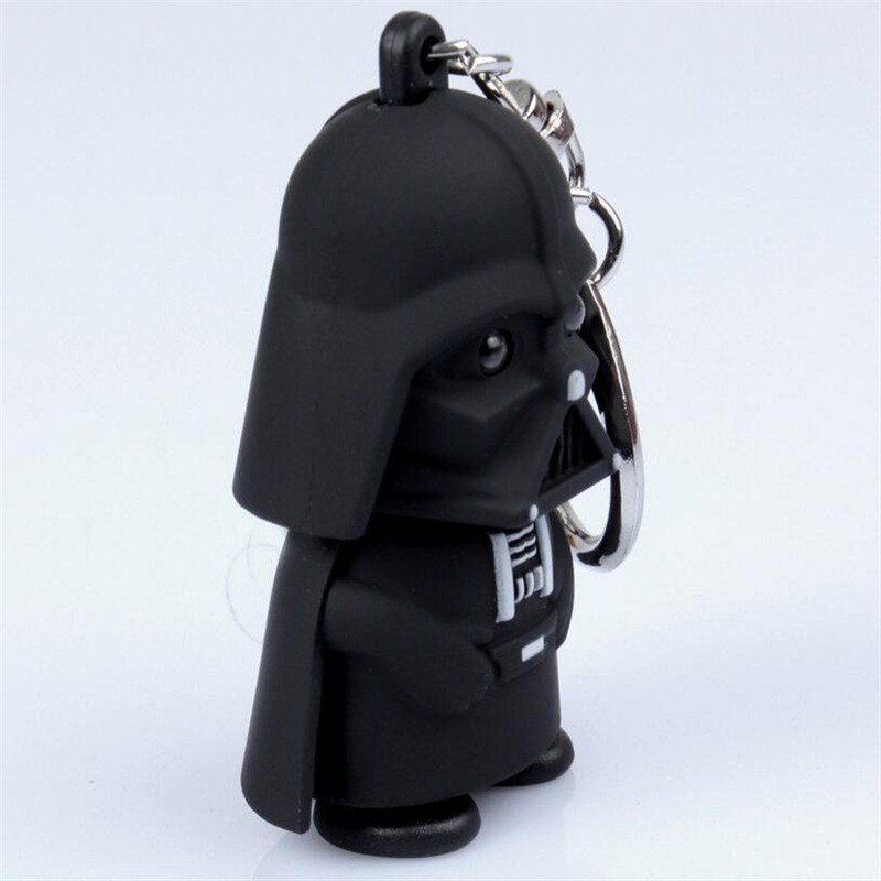 [CÓ ĐÈN CÓ NHẠC] - Móc Khóa Phát Sáng Hình Nhân Vật Darth Vader Trong Phim Star Wars dèn led có nhạc