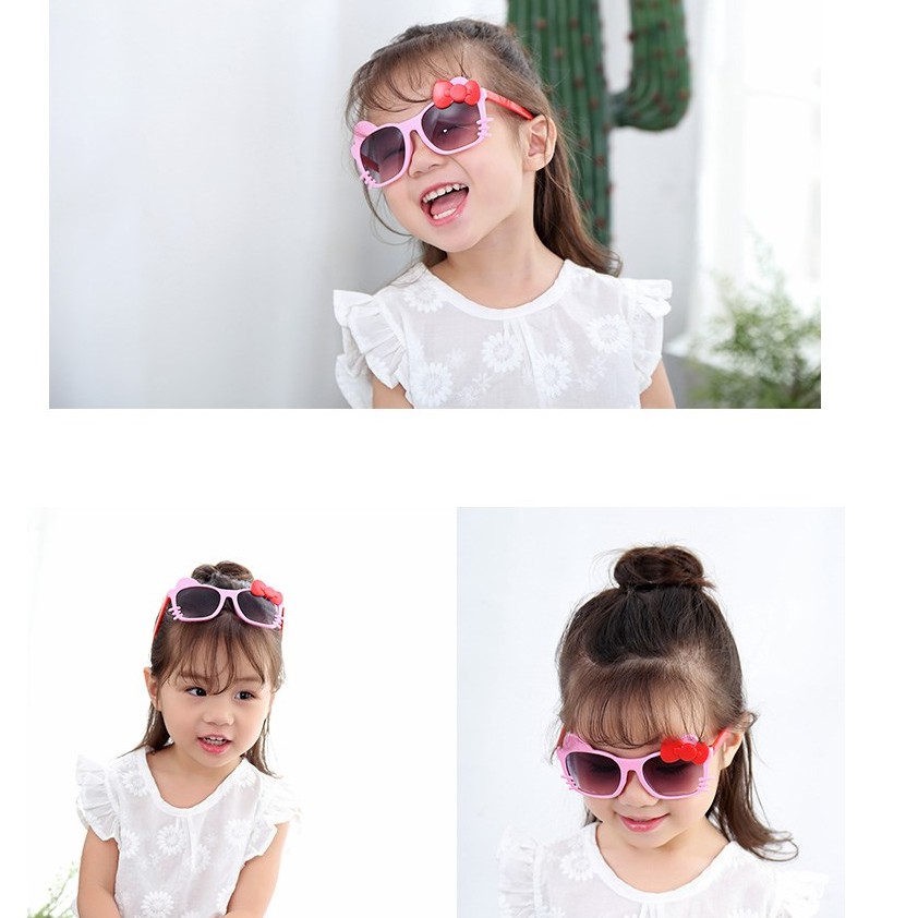 Kính mát chống UV kiểu dáng dễ thương cho bé