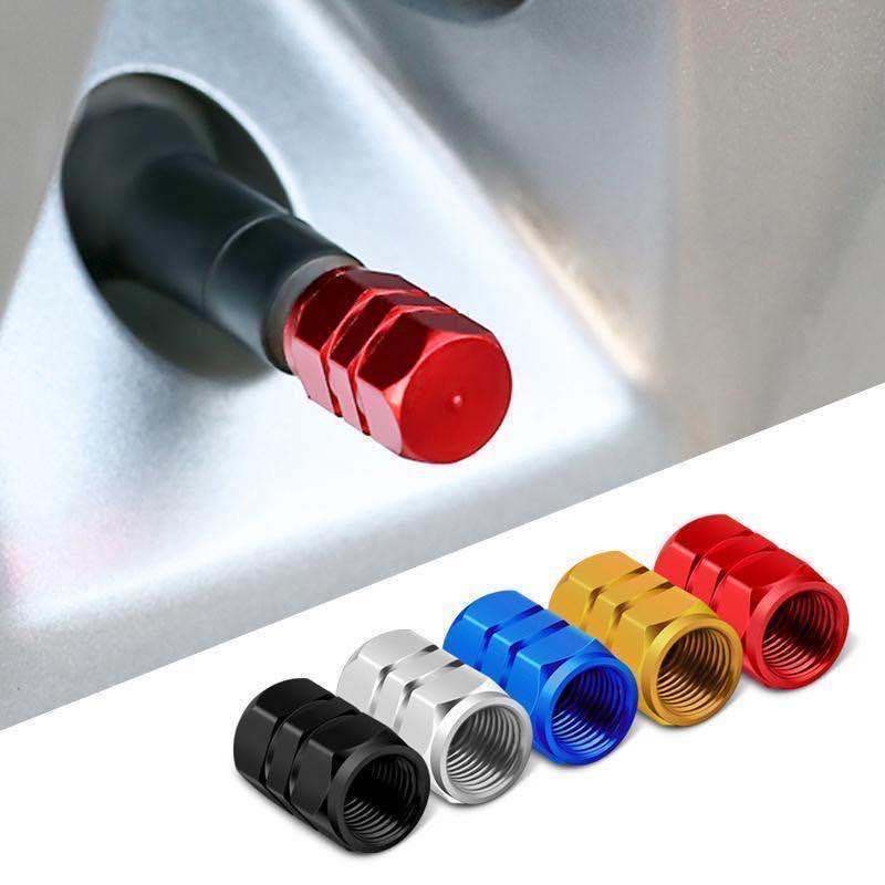 Bộ 4 nắp van lốp xe hơi/ xe máy thay thế tiện dụng chất lượng cao