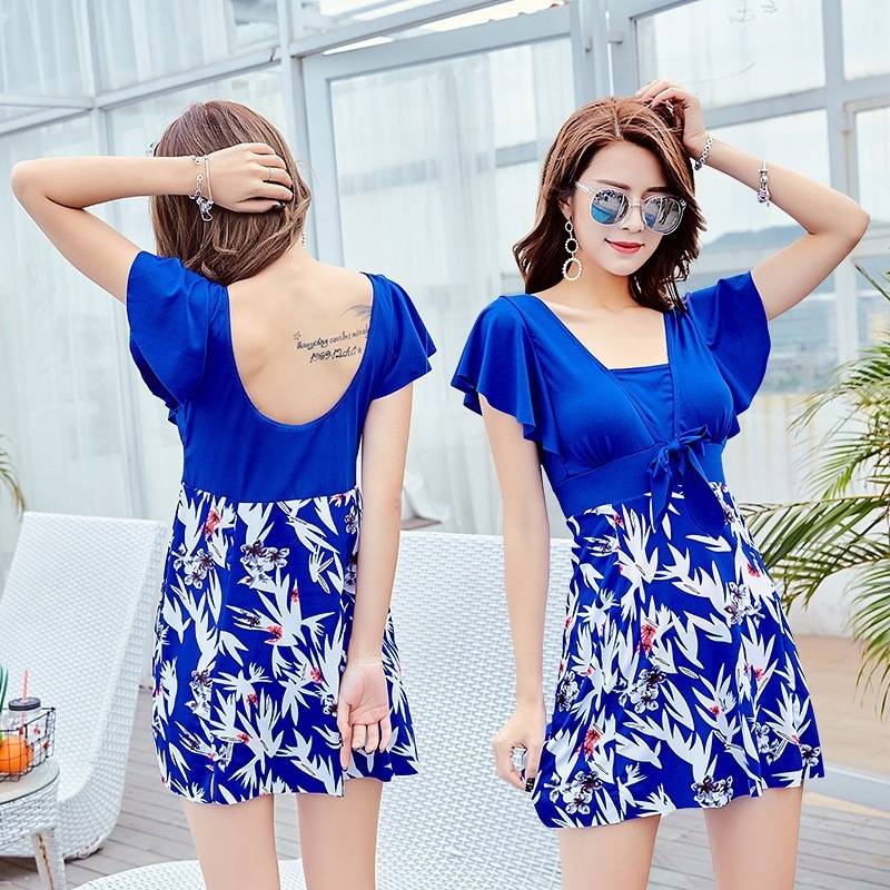 Kết nối đồ bơi, đồ bơi lớn của phụ nữ, đồ bơi bảo thủ Đồ bơi bãi biển có sừng phẳng | BigBuy360 - bigbuy360.vn