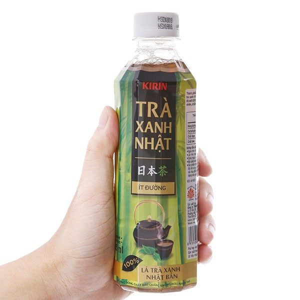Thùng 24 chai trà xanh Nhật Kirin ít đường 345ml