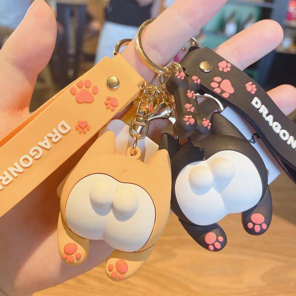 Móc Khóa Hình Mông Chó Husky Ngộ Nghĩnh