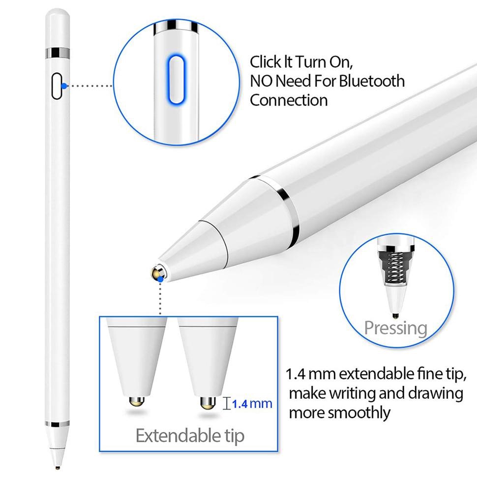 Bút stylus cảm ứng cho Apple iPad Pro 10.5 12.9 11 9.7 Air 2 3 Mini 5 4