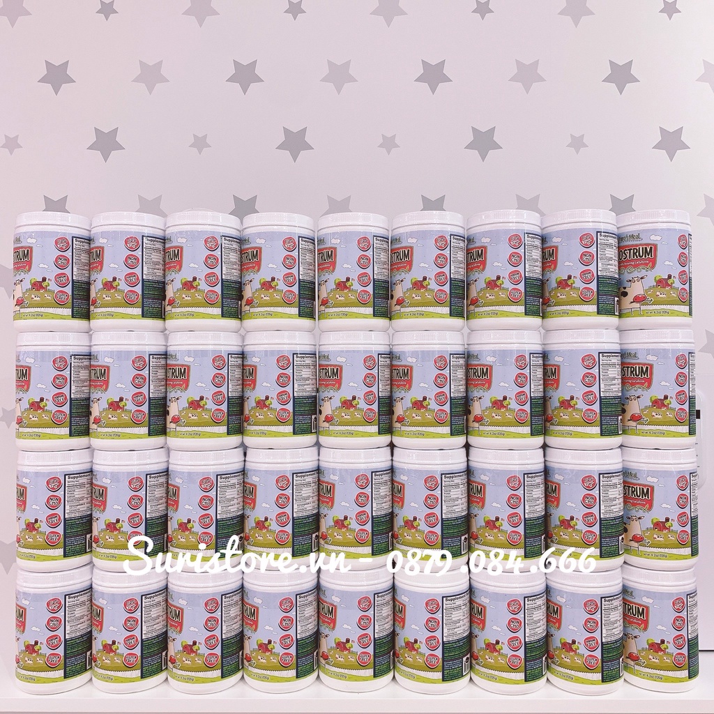 Sữa non Colostrum + Lactoferrin Nature’s Meal USA hộp 120g cho bé từ sơ sinh