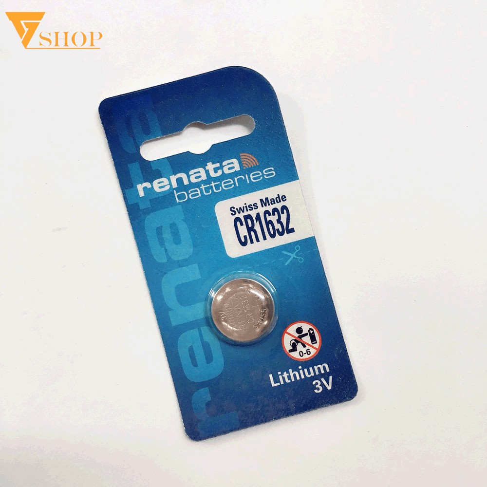Combo 5 Viên Pin CR1632 Renata 3V