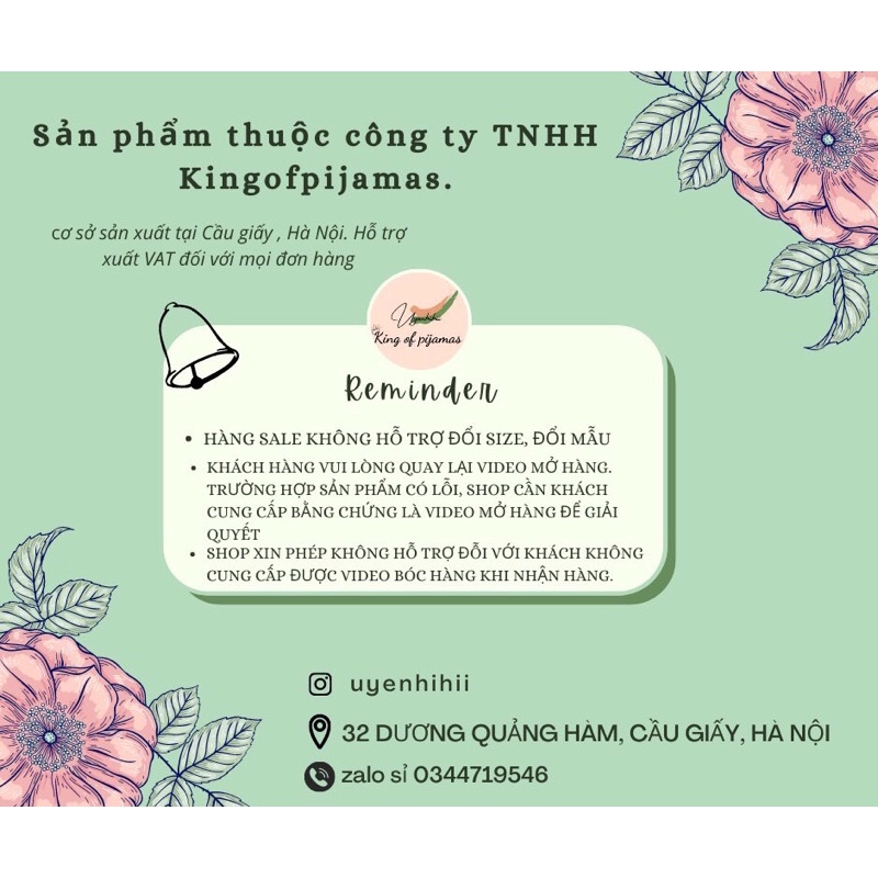 Bộ pijama bộ mặc nhà bộ ngủ nữ đồ bộ nữ hoạ tiết dễ thương chất Muslin