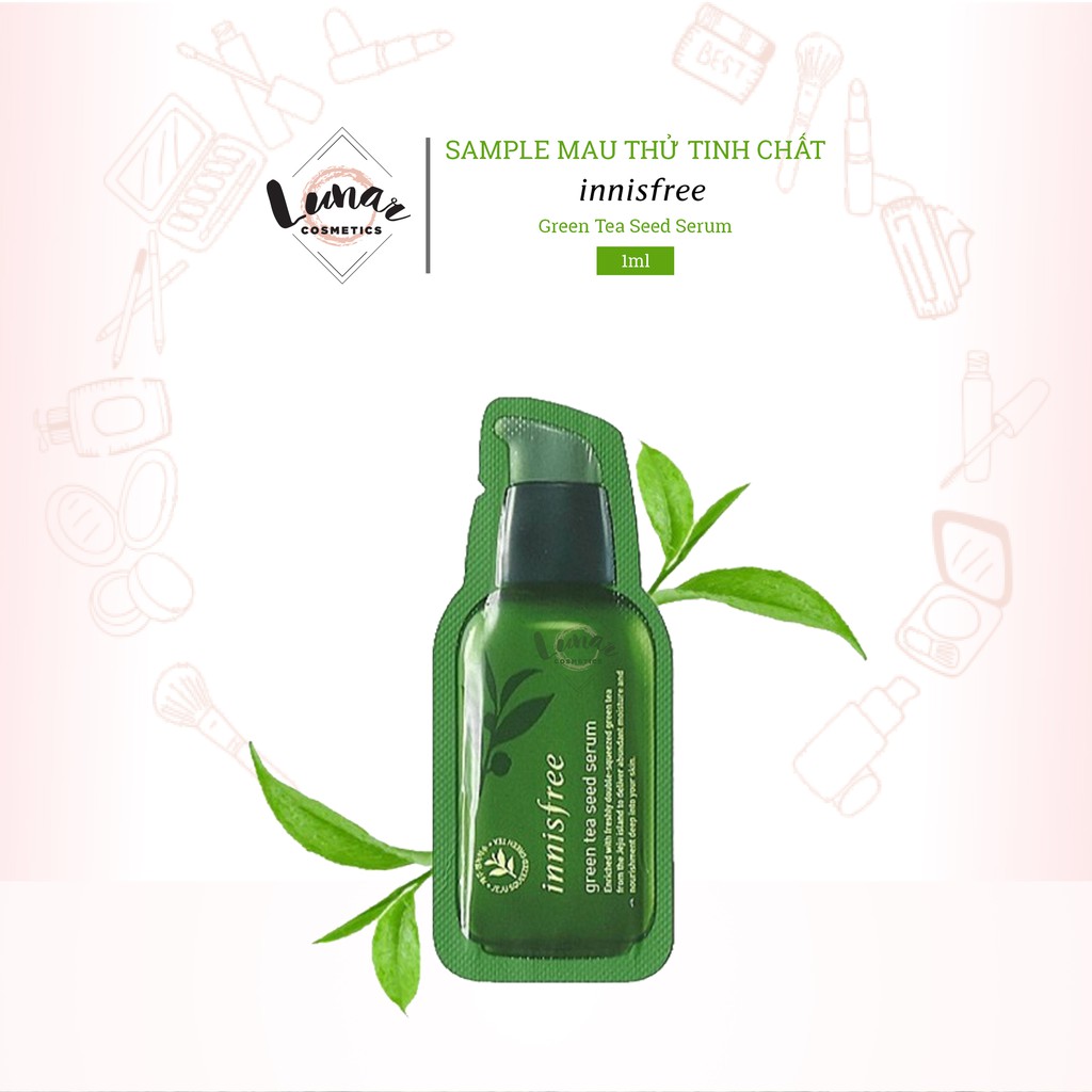 Sample Mẫu Thử Tinh Chất Innisfree Green Tea Seed Serum 1ml