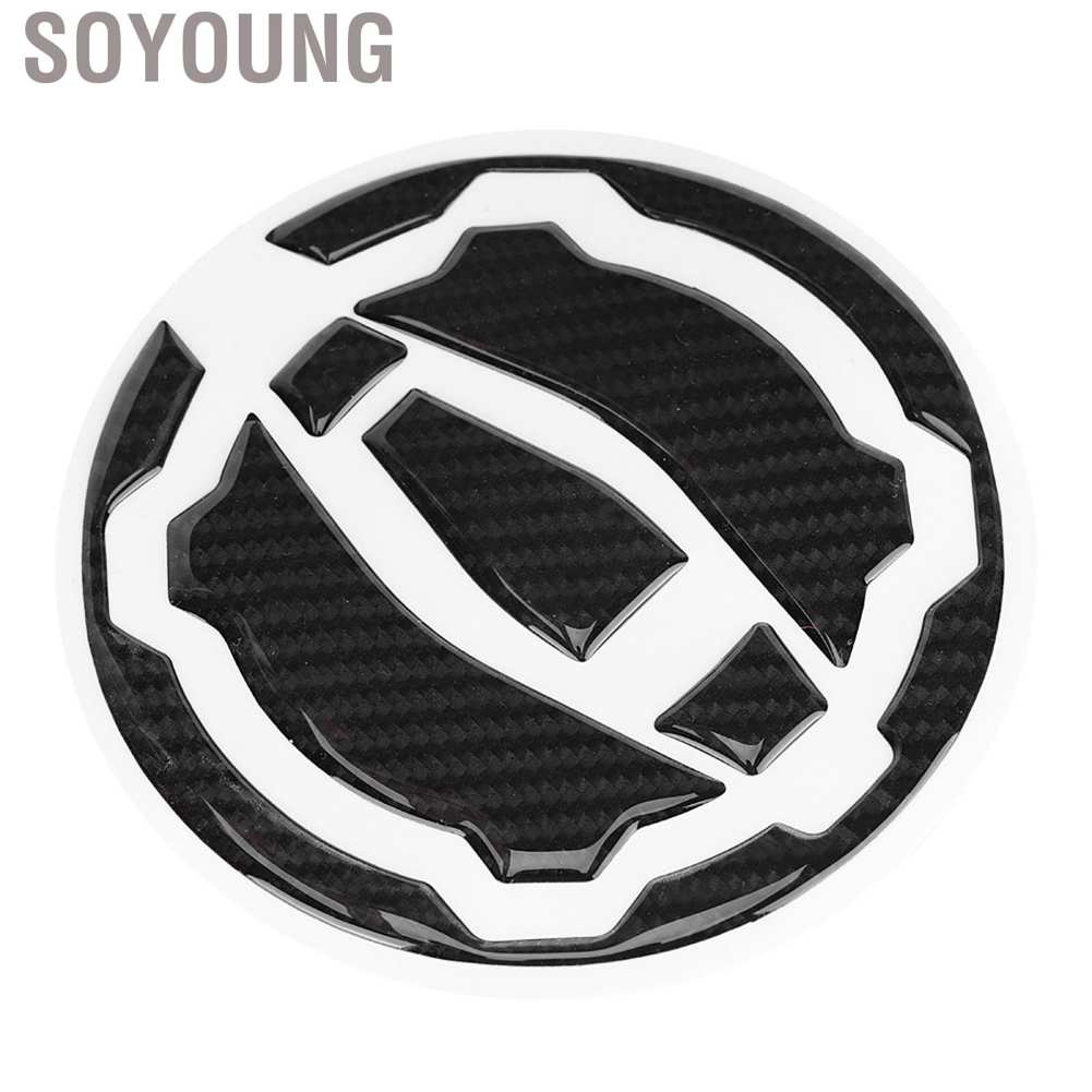 Miếng dán trang trí nắp bình xăng xe mô tô bằng sợi carbon cho KAWASAKI Z900 Z650 17-18