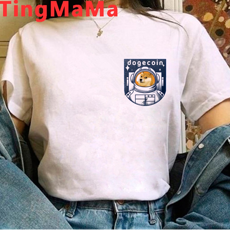 Dogecoin RIGHTWAY Áo Thun Cổ Tròn Bằng Sợi Nhỏ Màu Sắc Cho Nam Và Nữ By Herzaprima Online