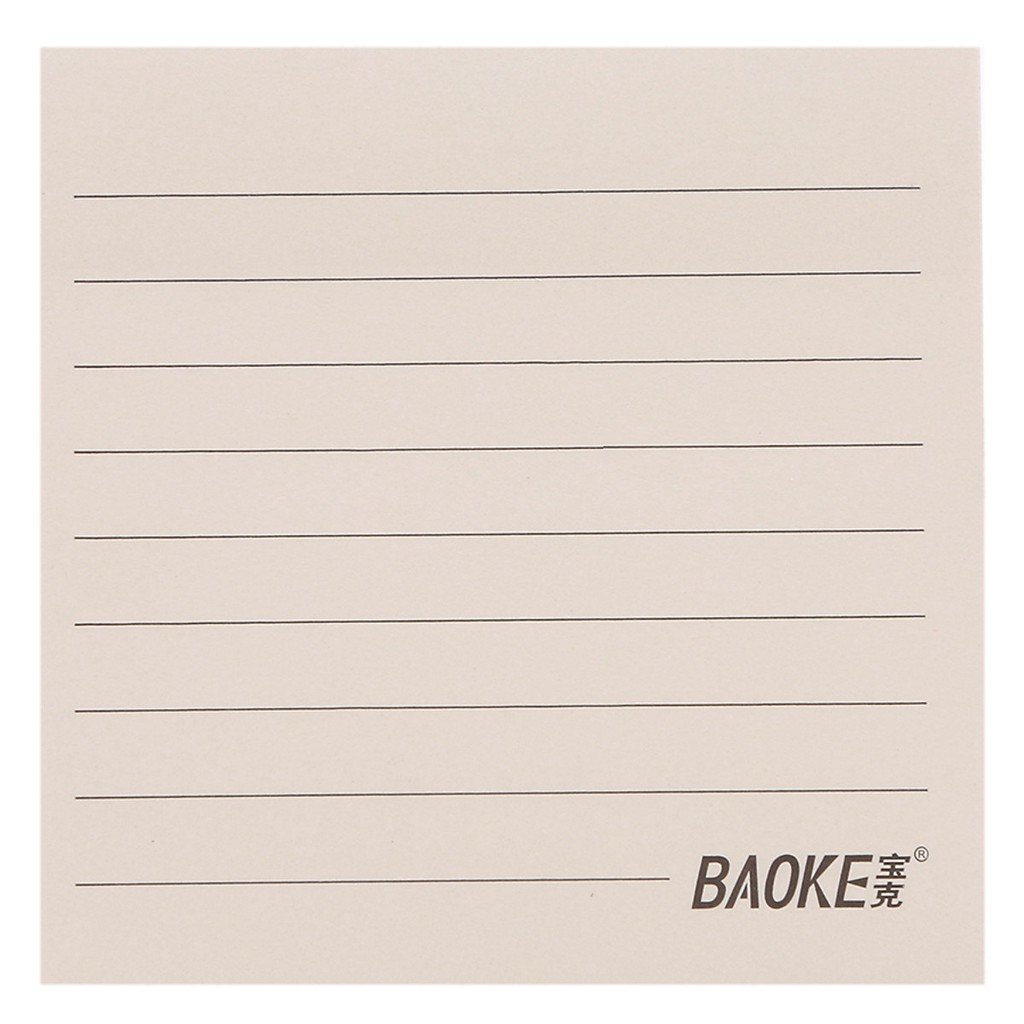 Sticky Note - Giấy nhớ nhiều màu sắc Baoke 3X3 TZ6006