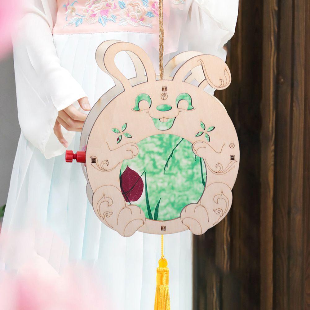 YIYU Lồng Đèn Thủ Công Họa Tiết Hoạt Hình Phong Cách Trung Hoa Cổ Điển