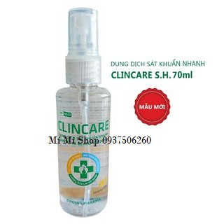 Dung dịch rửa tay sát khuẩn nhanh Clincare 70ml.
