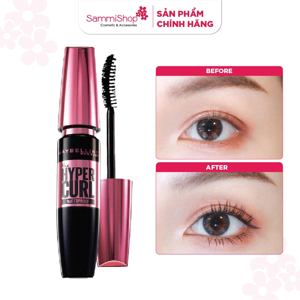 Chuốt mi Maybelline The Hyper Curl Volum Express Waterproof - Very Black