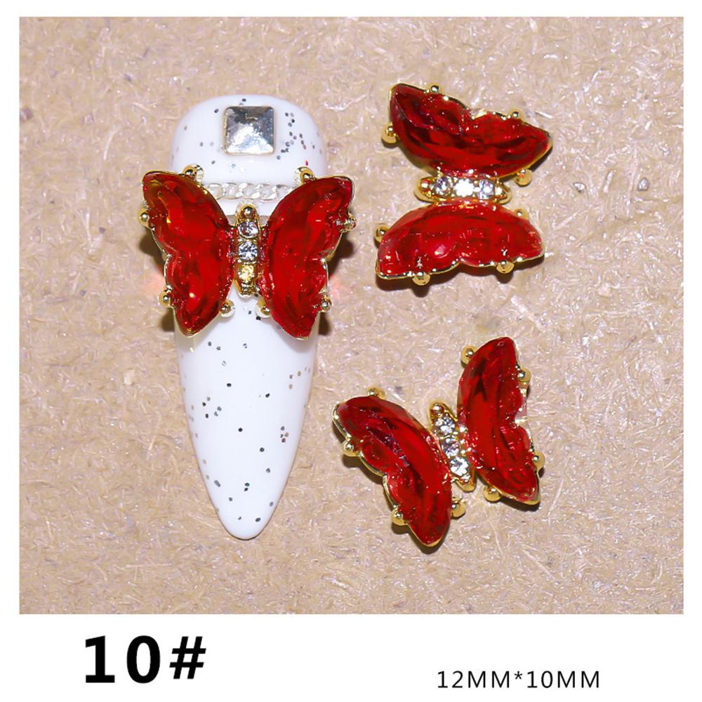 Hình Dán Trang Trí Móng Tay Họa Tiết Bươm Bướm Xinh Xắn