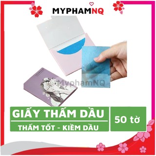 Giấy thấm dầu gói 50 miếng - MyphamNQ