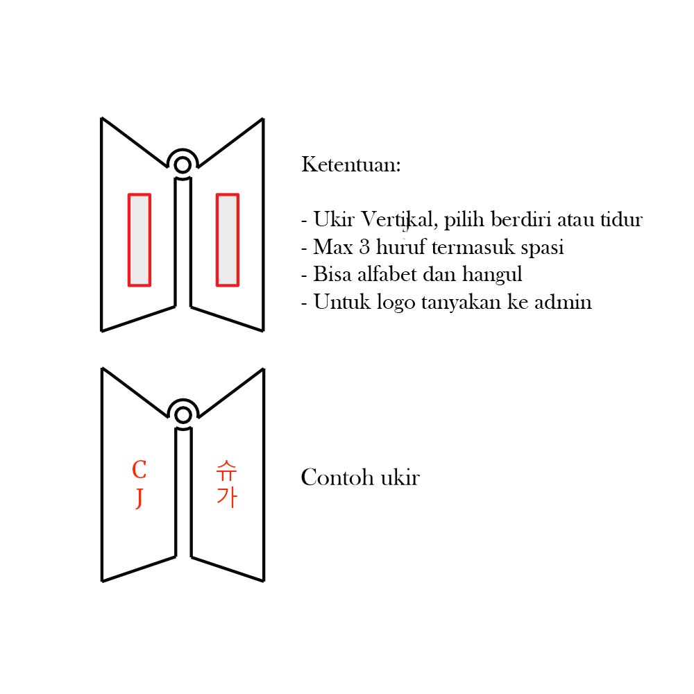 Dây Chuyền Mặt Logo Bts Kích Thước Nhỏ (Đặt Hàng Trước) KPOP Mirai