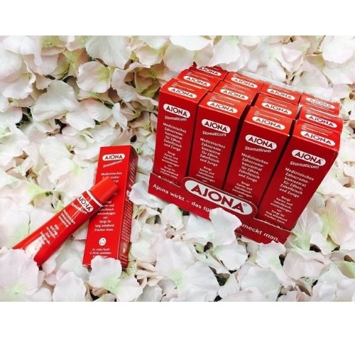 Kem đánh răng AJONA 25ml ngừa viêm nướu, tạo mảng bám và chảy máu chân răng, Đức