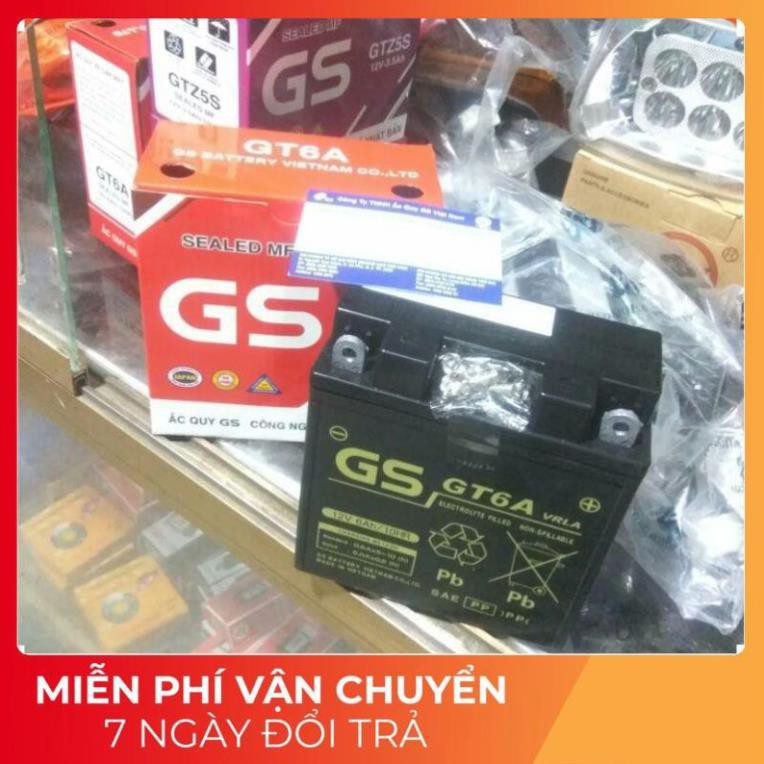 ắc quy xe máy GS 5A, 3.5A bảo hành 1 năm 1 đổi một