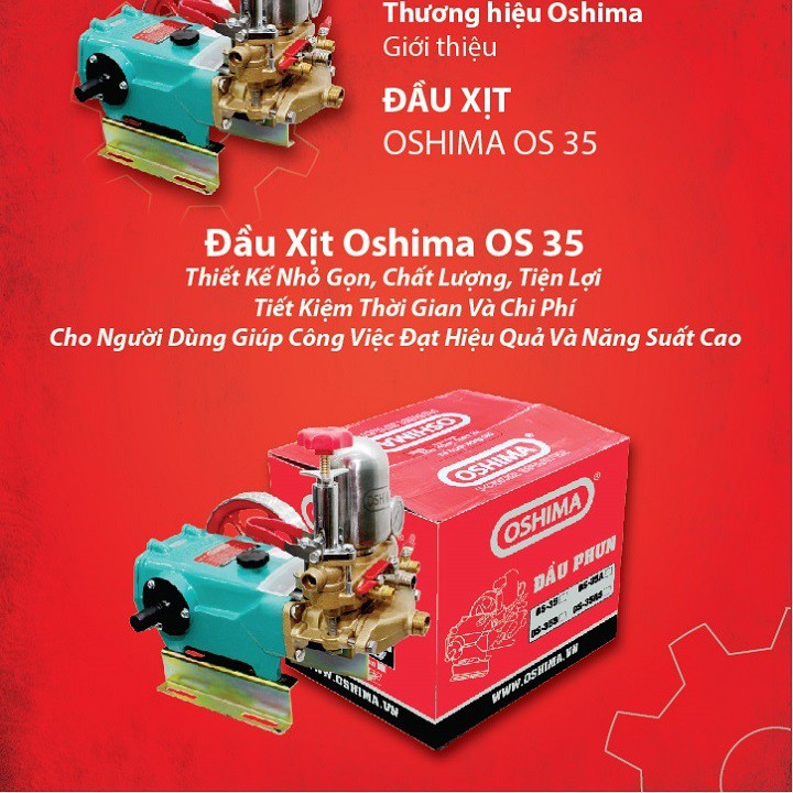 Đầu Phun Xịt Áp Lực 1HP Oshima OS-35