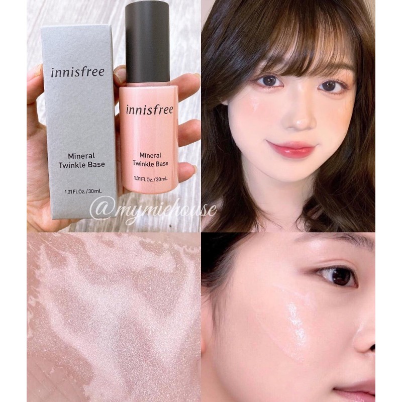 KEM LÓT DƯỠNG ẨM CĂNG BÓNG DA INNISFREE MINERAL TWINKLE BASE