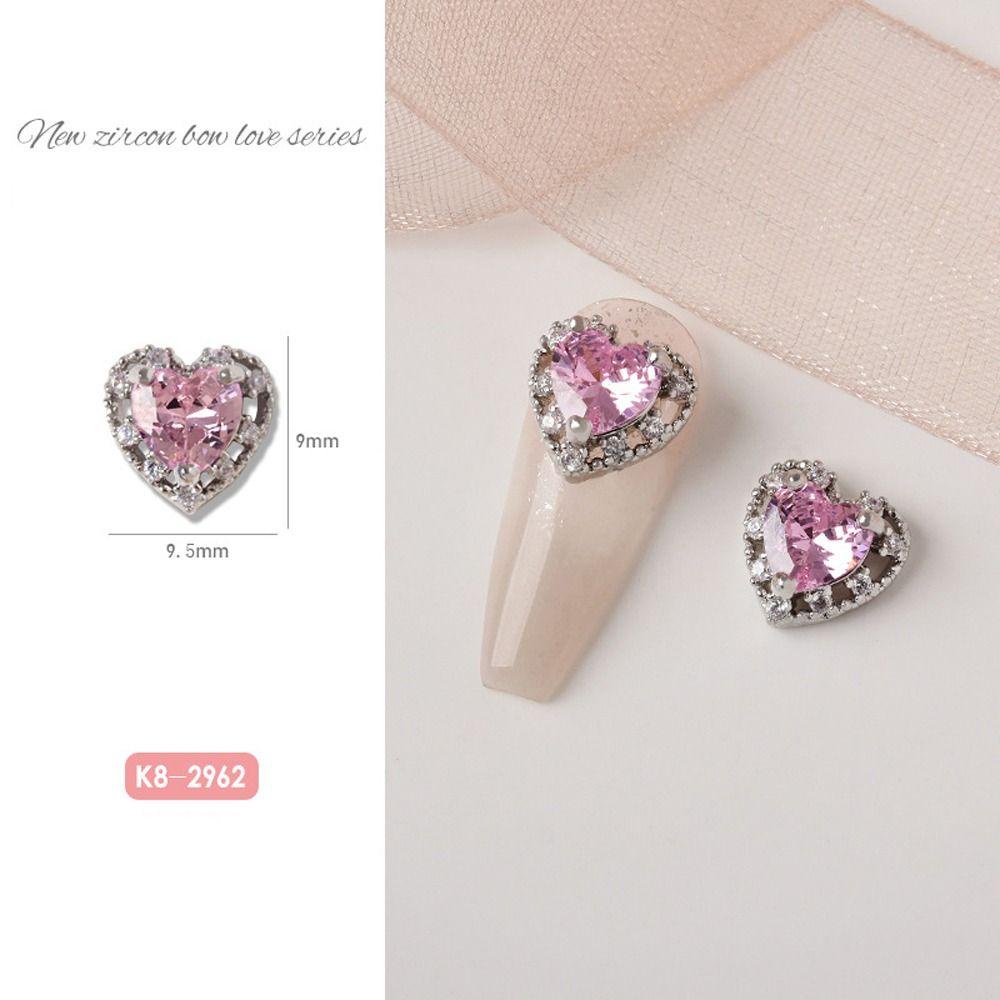 Móng Tay Giả Trang Trí Nghệ Thuật|Phụ Kiện Trang Trí Móng Tay Hình Nơ 3D Bằng Hợp Kim Sang Trọng