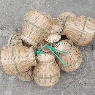 Xưởng SX- Giỏ cua giỏ cá giỏ tre size to 16*16cm -Tre Việt