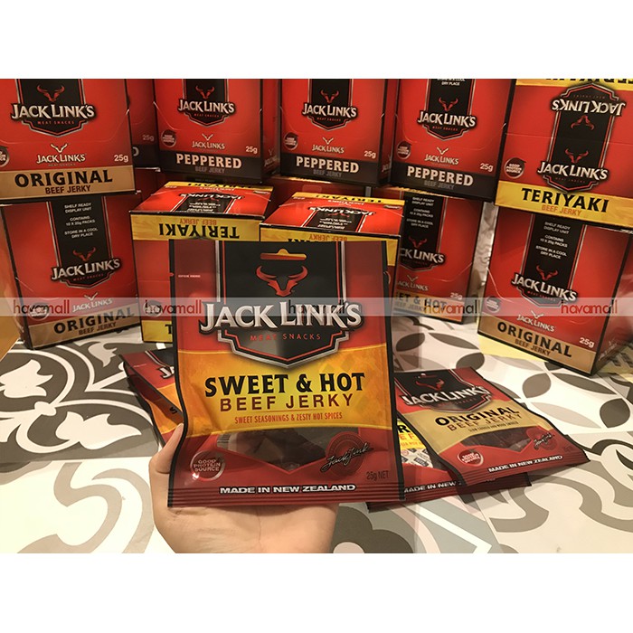 [HÀNG CHÍNH HÃNG] Khô Bò Jack Link’s Vị Cay Ngọt 25gr | BigBuy360 - bigbuy360.vn