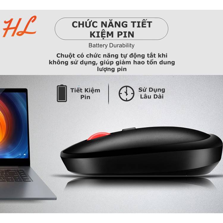 Chuột Không Dây 301 2.4Ghz, 1600DPI - Bảo Hành 12 Tháng - Hưng Long PC