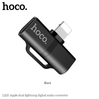 Đầu chia 2 cổng lightning hoco ls20