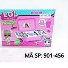 Hộp trò chơi vali kéo trang điểm làm móng tay nail hello kitty