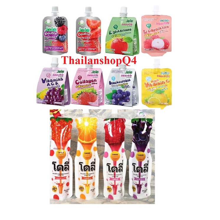 HCM Nước thạch trái cây Jele Beautie 150ml Thái Lan