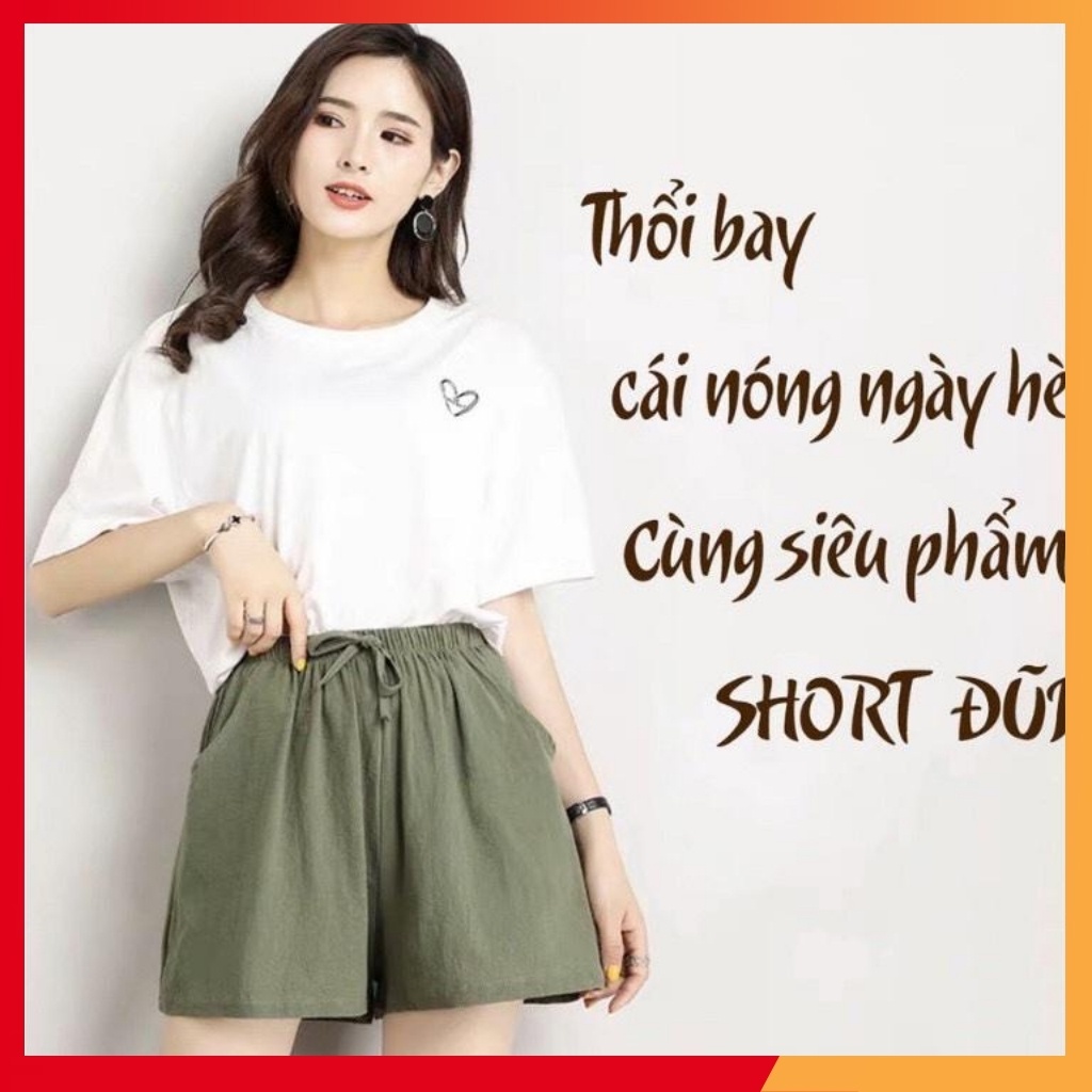 Quần Short Đũi Ống Rộng